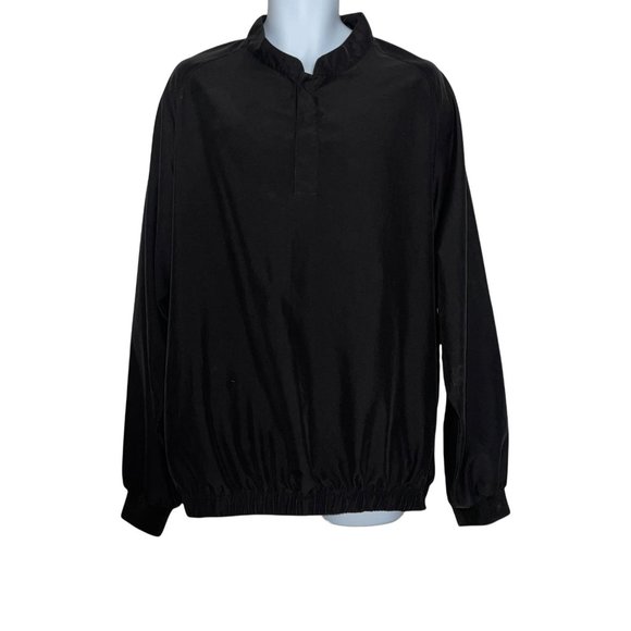 FootJoy Other - Vintage FootJoy Black Lightweight Golf Rain Wind Pullover Jacket Men's XL